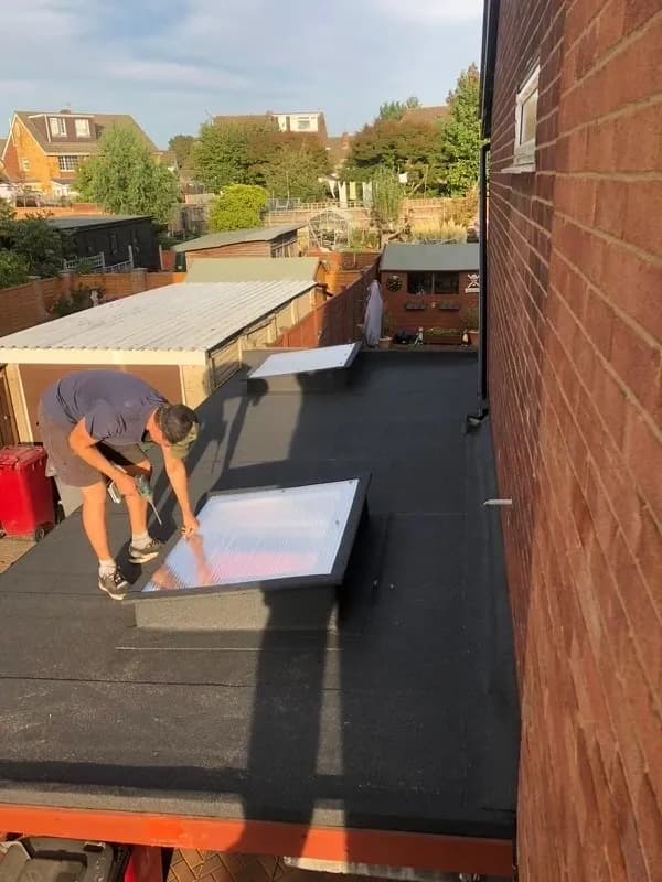 Installing roof skylights